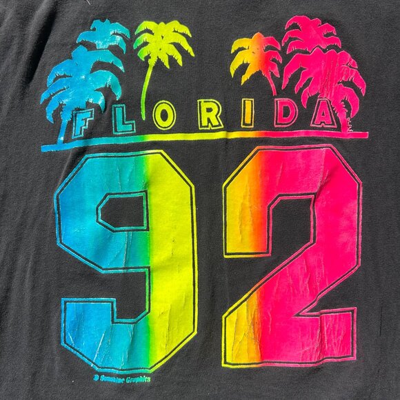 Vintage 92 Florida T Shirt Sz XL - Picture 2 of 8
